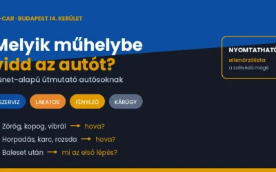 Melyik műhelybe vidd az autót? Tünet-alapú útmutató autósoknak!